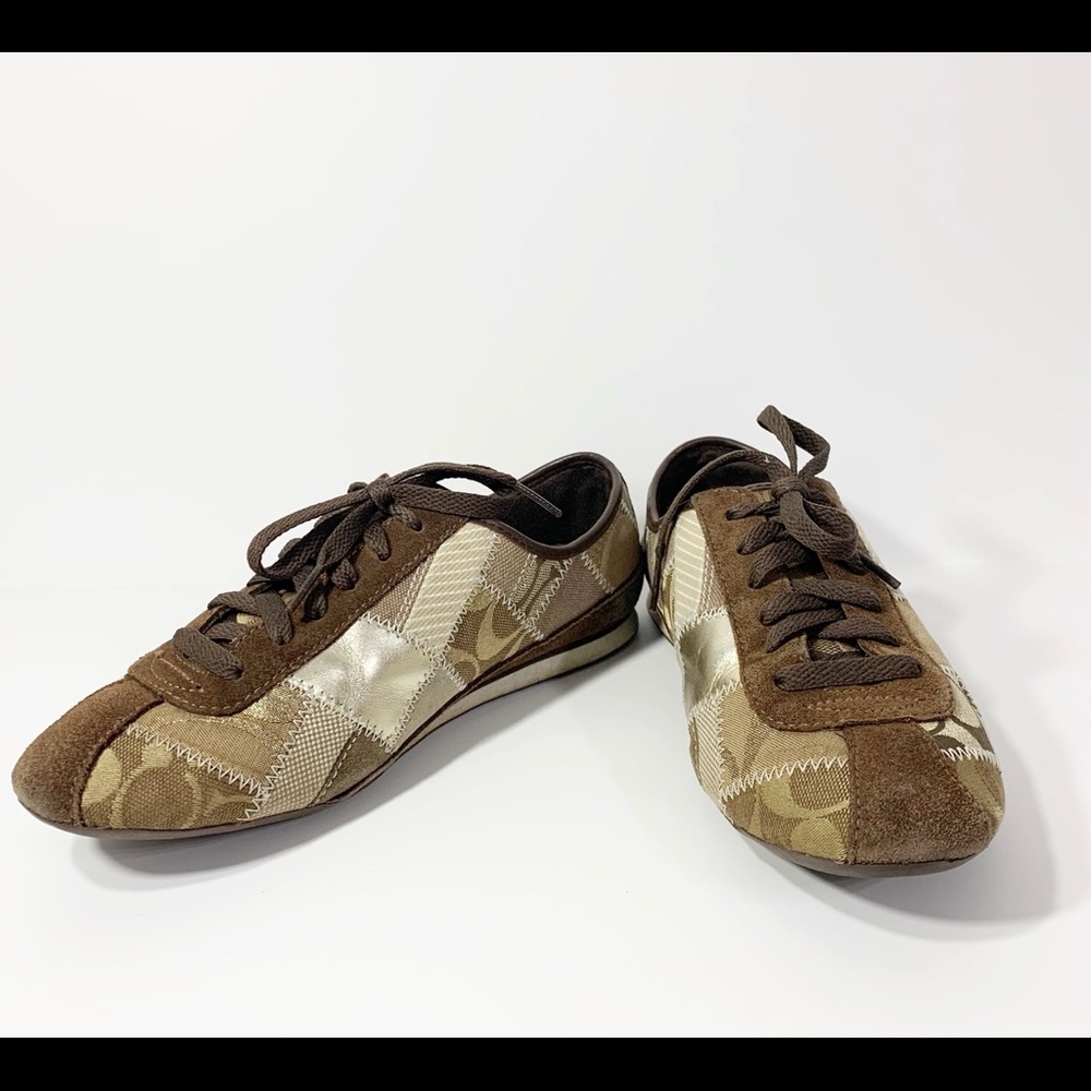 Coach Tidy patchwork sneakers 7.5 M
